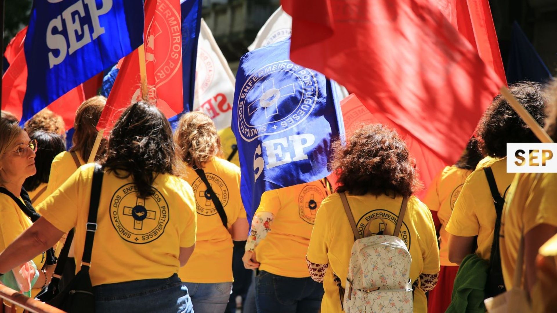 Enfermeiros em greve